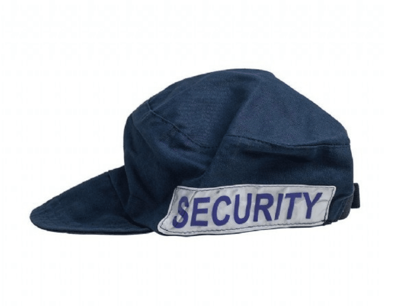 כובע אבטחה/זיהוי בטחון כחול