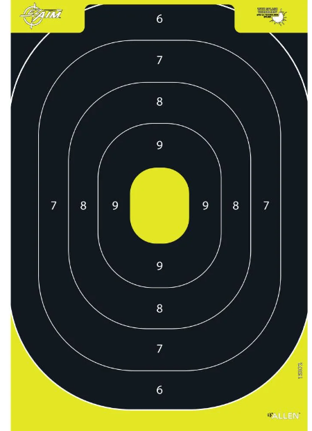 מטרות ירי דגם REACTIVE PAD צבע צהוב 30 יח’ בחבילה