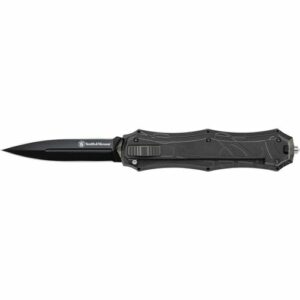 סכין חילוץ והצלה OTF בית S&W בצבע שחור
